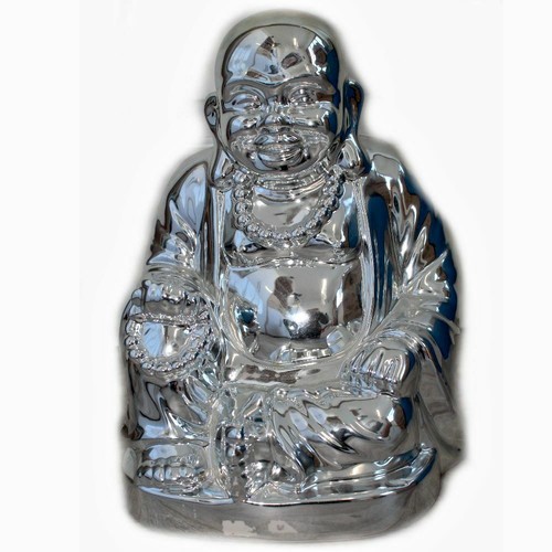 Ware happy buddha - b-ware, silber
