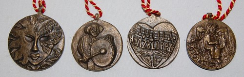 Plakette fest in gold - fest,