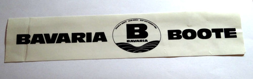 Werbe aufkleber bavaria boote - werbe-aufkleber,