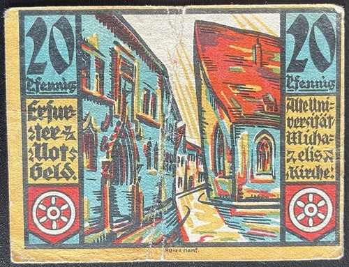 Pfennig erfurt 1920 - erfurt,