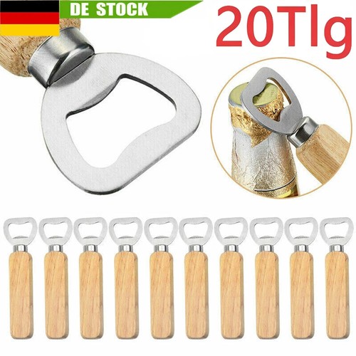 20x flaschenöffner holz - 20x,
