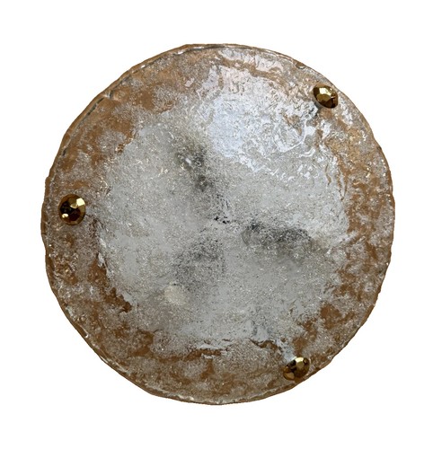 Vintage eisglas deckenleuchte - eisglas,