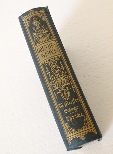 Top antik buch 1900 - top, goethe's