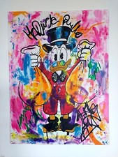 Leinwandbild dagobert duck pop - duck,