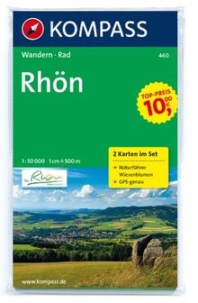 Kompass wanderkarte rhön - wanderkarte,