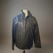 Herenjacke Lederjacke Schwarz