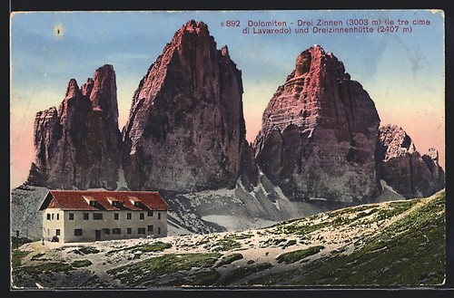 Berghütte drei zinnen - drei, zinnen,