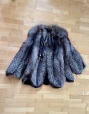 Luxus Silberfuchs Jacke Gr