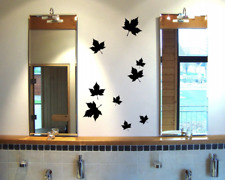 9 Ahornblätter Wandtattoo Set