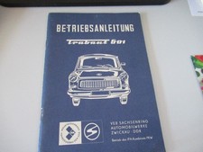 Betriebsanleitung Trabant 601