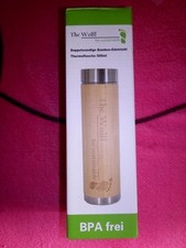 The Wolff Bambusflasche Thermoflasche  Trinkflasche To Go Isolier- Becher 500ml