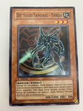 Yugioh Karte 1. Auflage DIE SECHS SAMURAI - YARIZA Monsterkarte STON-DE009 847