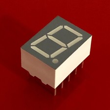 [1x] TDSL3150 VISHAY Numeric LED Display 7 Segment 0.3" Red 625nm DIP-10
