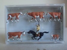 Preiser Cowboy Longhorn