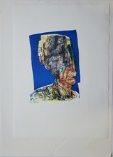 Grafik Print Lithografie Farblitho Portrait Johannes Heisig Signiert 1992