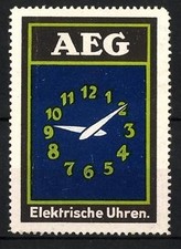 Reklamemarke AEG Elektrische