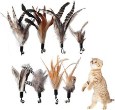 Kireida 8 Stück Katzen Feder