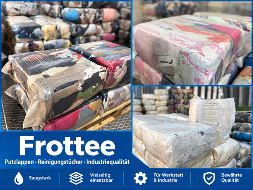 Frottée putzlappen bunt - frottée,