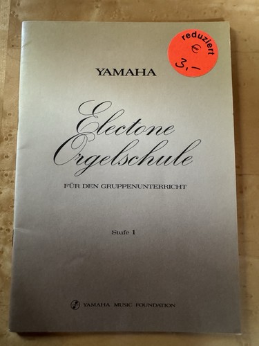 Yamaha electone orgelschule - electone,