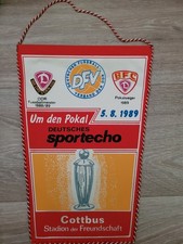 Wimpel - Finale "Pokal Deutsches Sportecho" - Dynamo Dresden gegen  BFC Dynamo 
