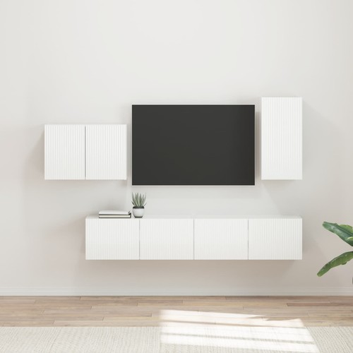 Wandregal set wandmontiert - tv-wandregal-set,