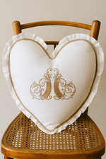 Kissen landhausstil weiss - kissen,