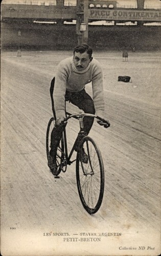 Radrennfahrer lucien - ak,