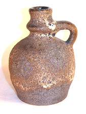 Dümler & Breiden FAT-Lava Keramik Vase, H. 14,5 cm, 60/70er J., TOP / neuwertig