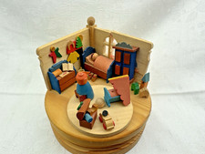 Echt Erzgebirge Graupner Holzminiaturen - Spieldose / Sternlein - wie Fotos - DA