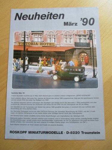 Roskopf modellauto prospekt - ,