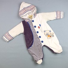 Walkoverall Winter  Kinder Babys gefüttert gestrickte Kapuze , Ärmel, Teddyfell.