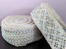 Stickerei indische Spitze mit