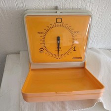 Original SOEHNLE Wandwaage, Küchenwaage,Orange, Zuwiege, 0-2 kg 1970er - kultig