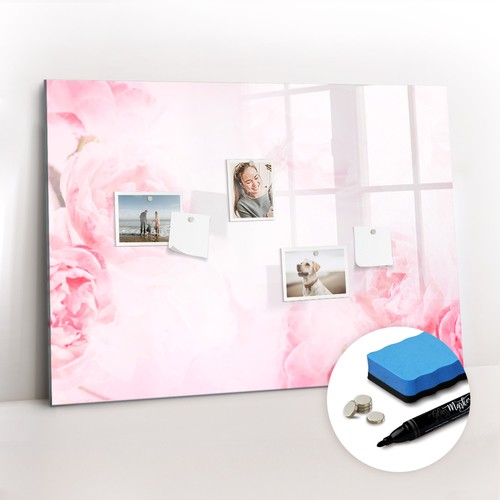 Glas magnettafel für home - glas,