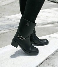 DAMEN STIEFELETTEN LAURA BIAGIOTTI 9294 BIKER SCHWARZ STIEFELETTEN SCHWARZ WINTER 25/26