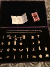 Collier Ägypten Tut-Ench-Amun 925er Silber goldplatiert 32Teilig