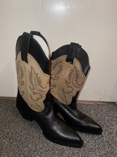 Cowboystiefel kniehoch zara - cowboystiefel,