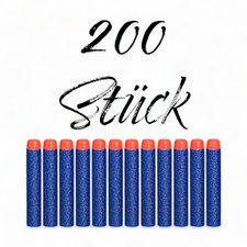 Nerf Pfeile| Nerf Zubehör | Nachfüllset | Soft Pfeile 200 | Blau
