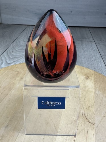 Caithness glas briefbeschwerer - caithness,
