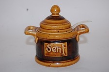 Senftopf Senf mit Deckel und