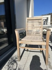 Gartenstühle Teakholz 6 Stück
