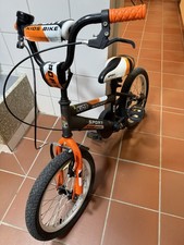 Kinder Fahrrad 22 Zoll Rad 16 5-8 Jahre Unisex Fahrrad Kids Bike Schwarz Orange