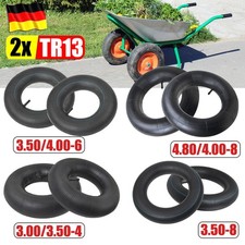 2x Reifenschlauch 3.50/4.00-6 3.00/3.50-4 3.50-8 4,80/4,00-8 TR13 Gerade Ventil
