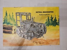 DDR Metallbaukasten - Ergänzungskasten No. III/4 | Original OVP | Rarität