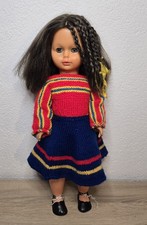 Nette Kunststoff Puppe Lissi Bätz Doll 50 cm Schlafaugen Sammler Vintage 