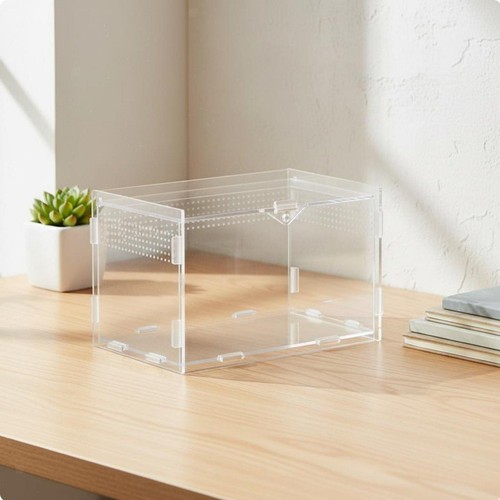 Transparent terrarium for