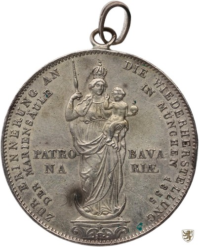 Bayern doppelgulden 1855 - bayern,
