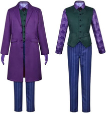 6pcs Clown Knight Anzug Herren Kostüm für Halloween Karneval