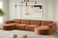 Wohnlandschaft U-Form Sofa