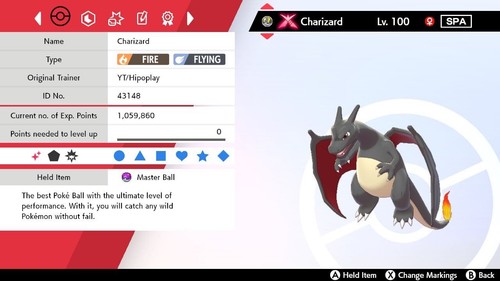 Shiny charizard gmax - charizard, (6iv)